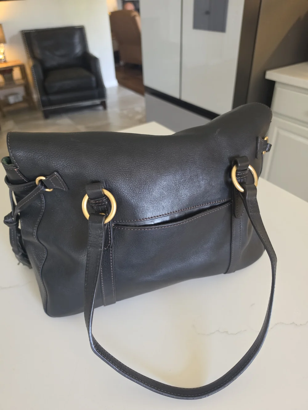 Black Dooney & Bourke Florentine Smith bag